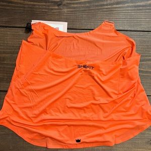 COPY - SHEFIT Neon Orange Clip Tank